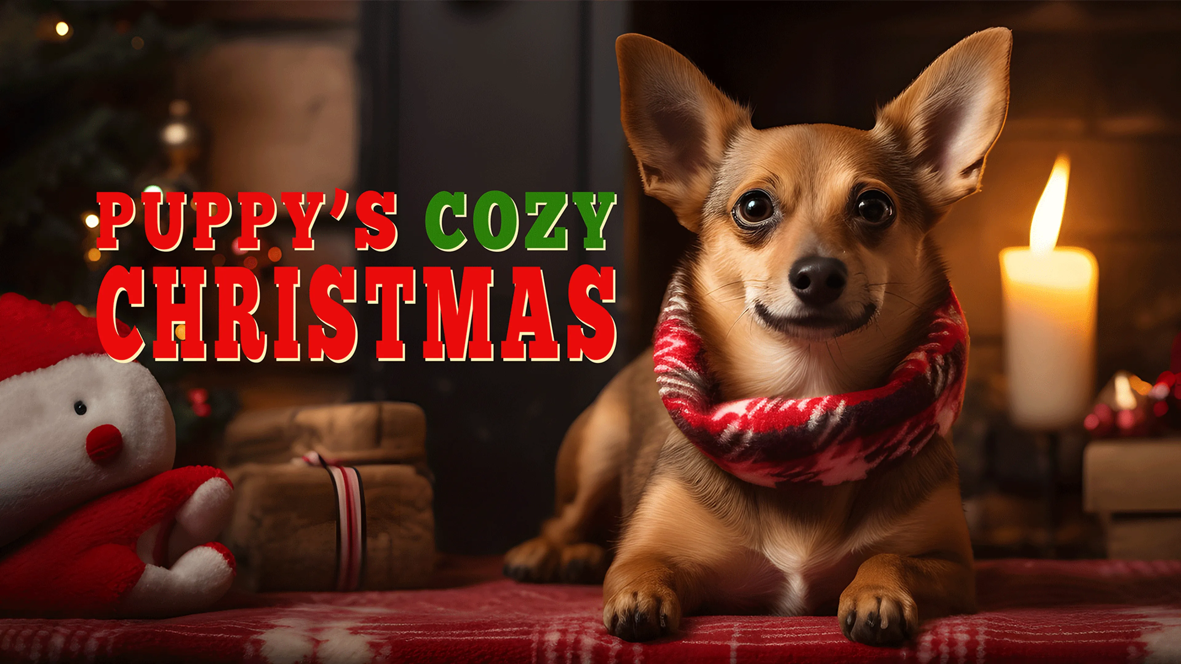 Puppy's Cozy Christmas poster